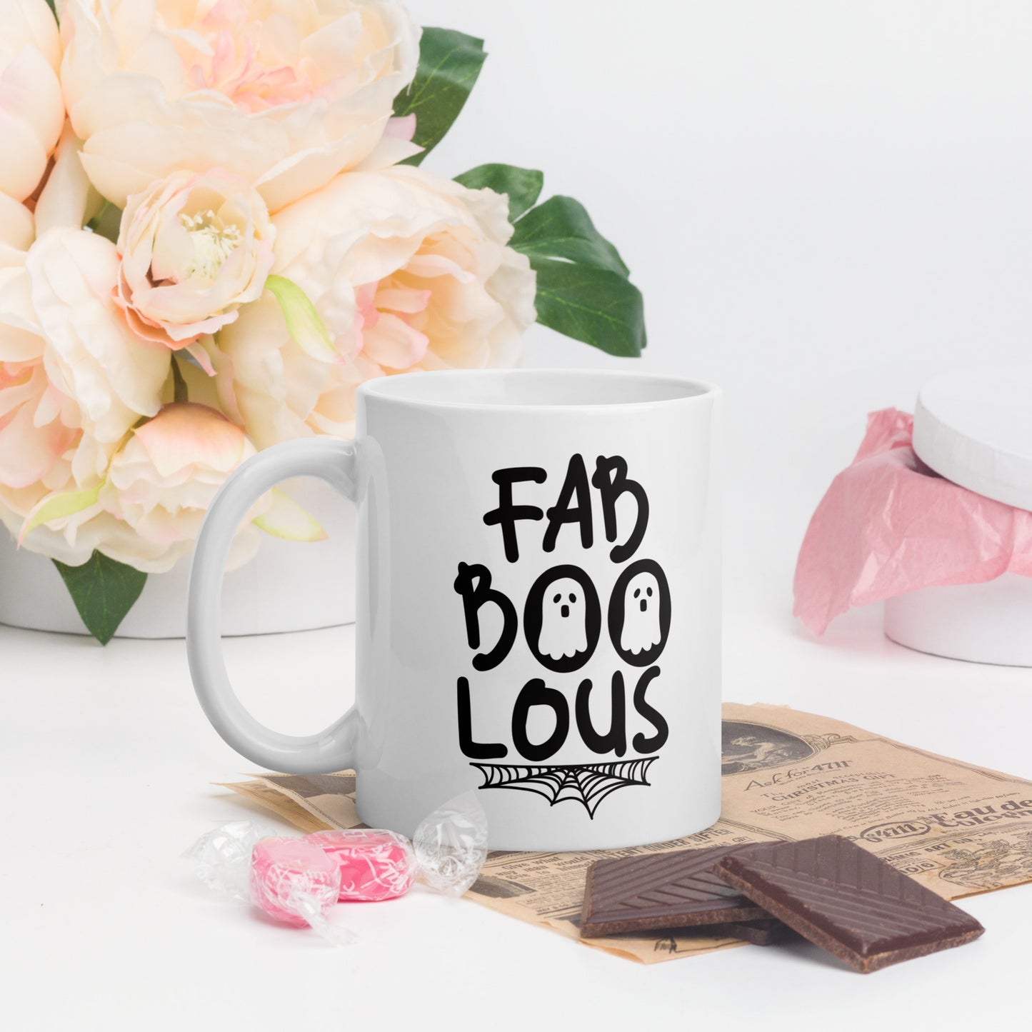 FABOOLOUS - White glossy mug