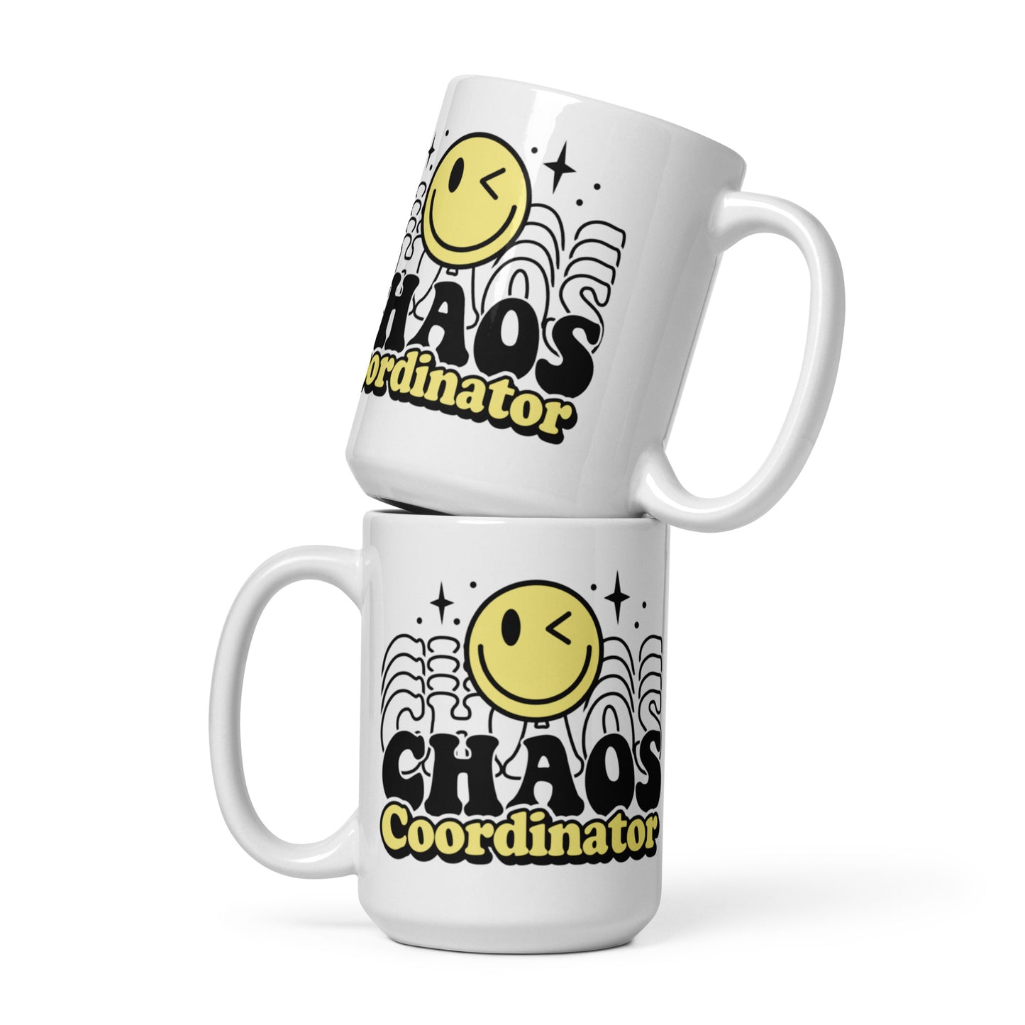 Chaos Cordinator - White glossy mug