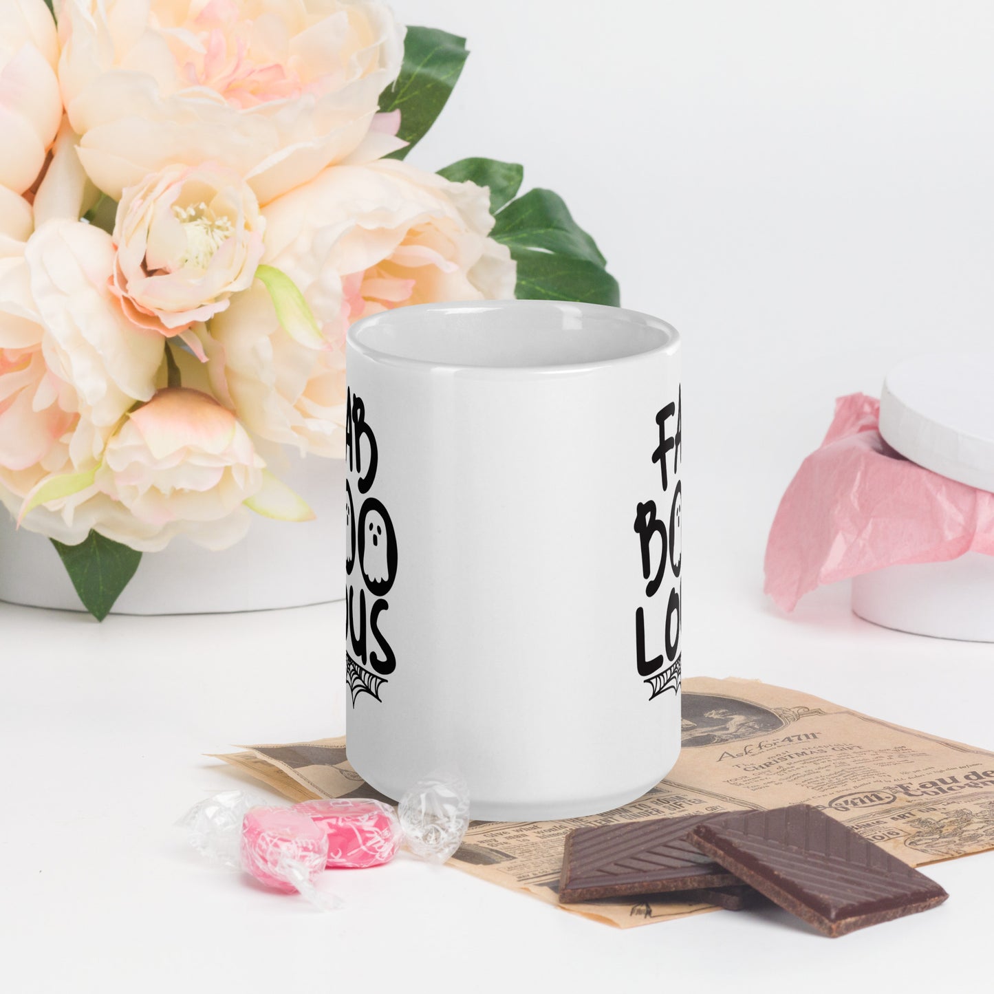 FABOOLOUS - White glossy mug