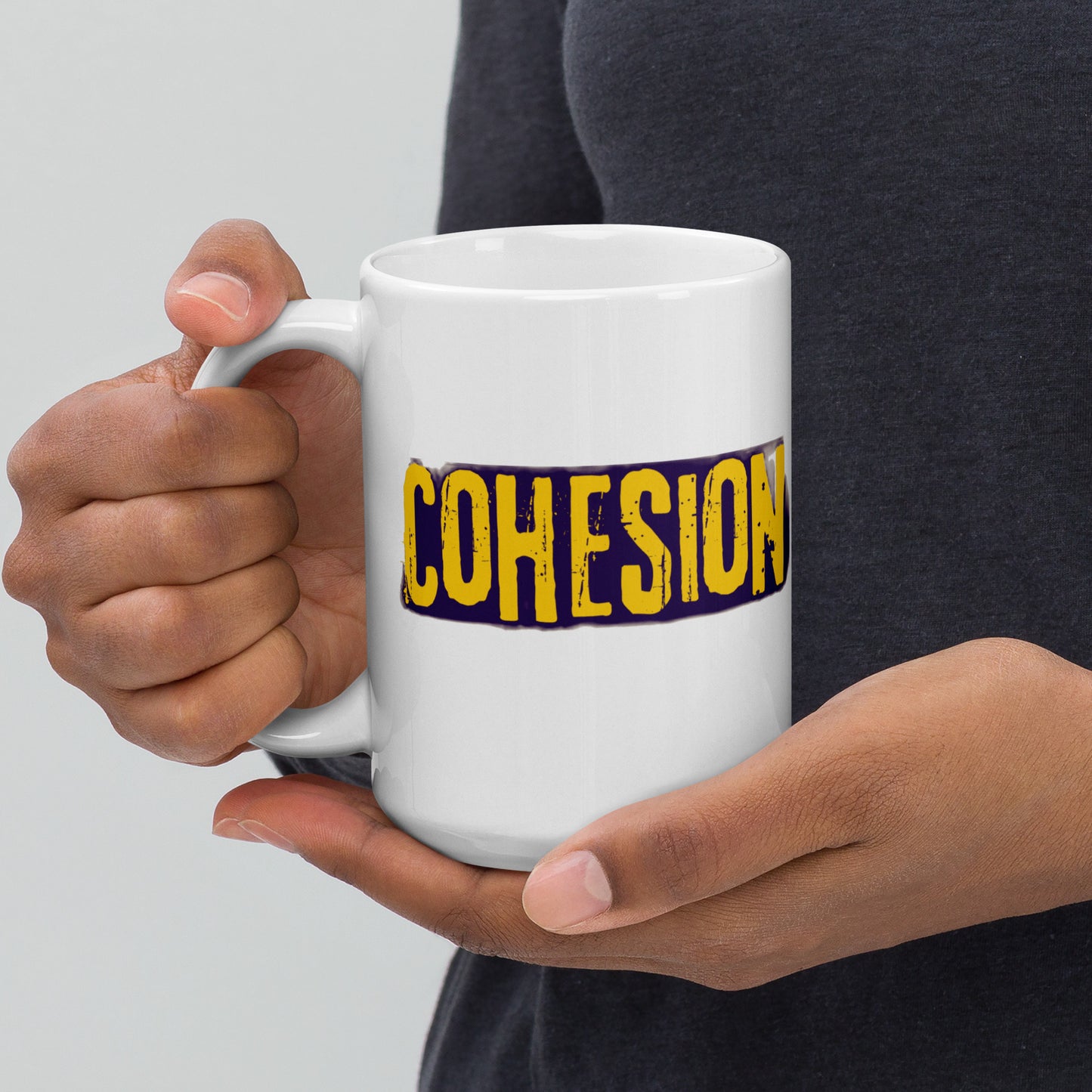 COHESION - White glossy mug