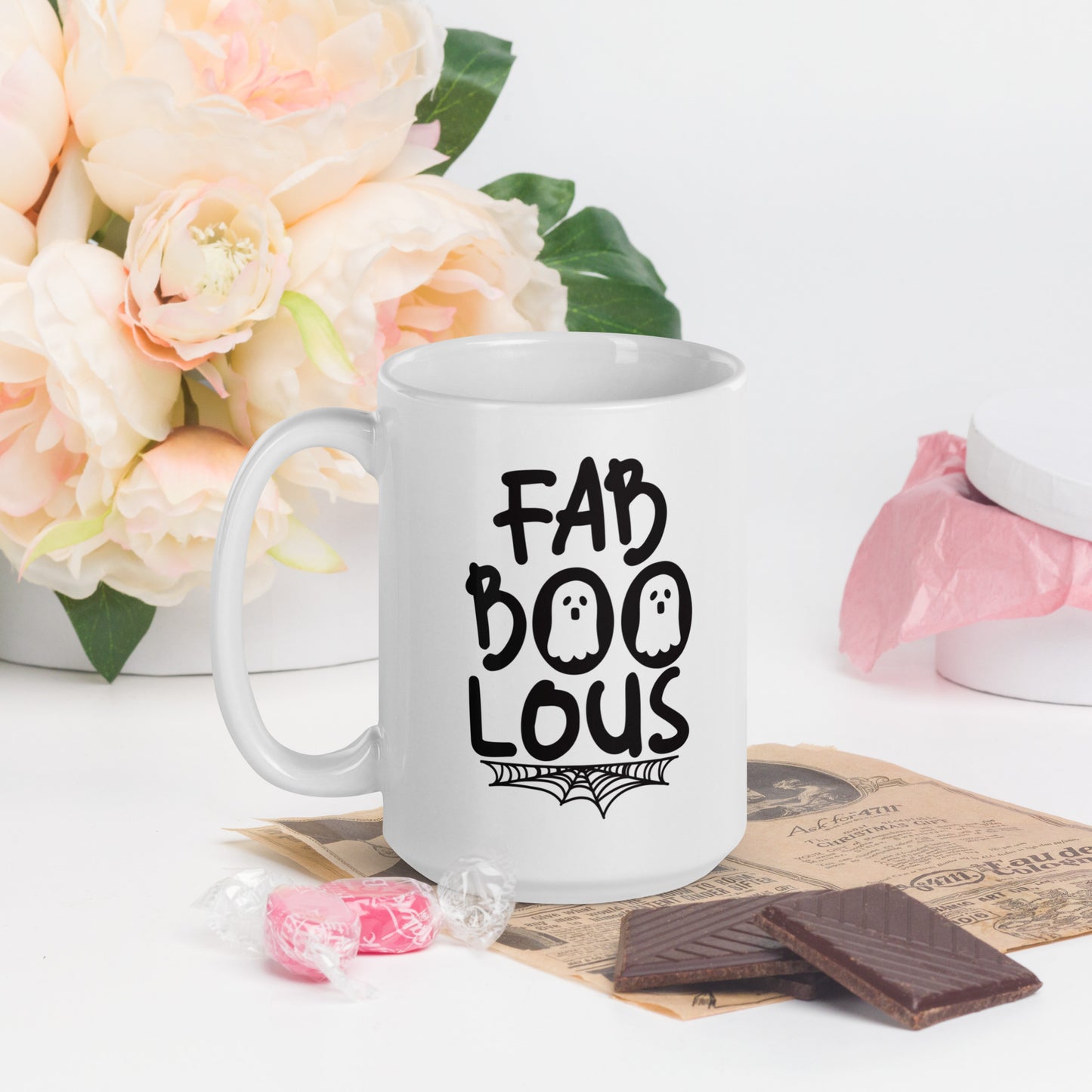 FABOOLOUS - White glossy mug