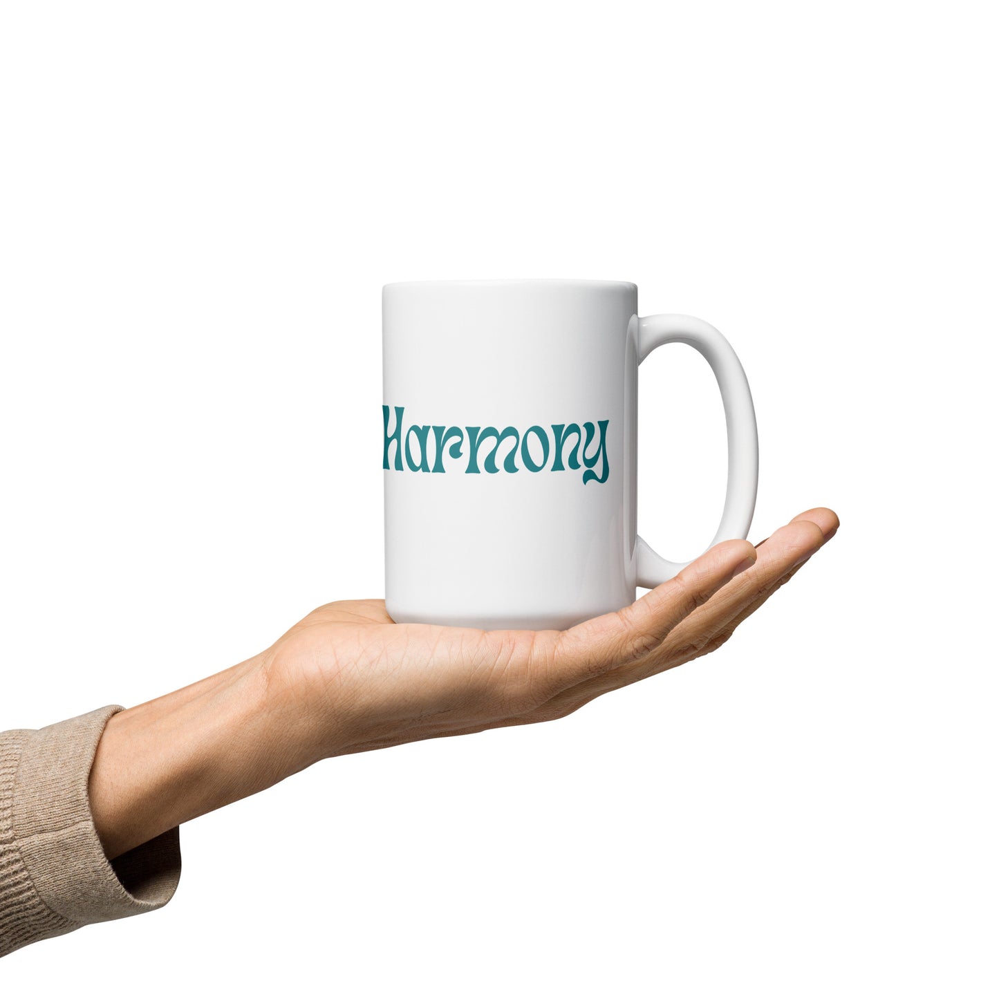 HARMONY - White glossy mug