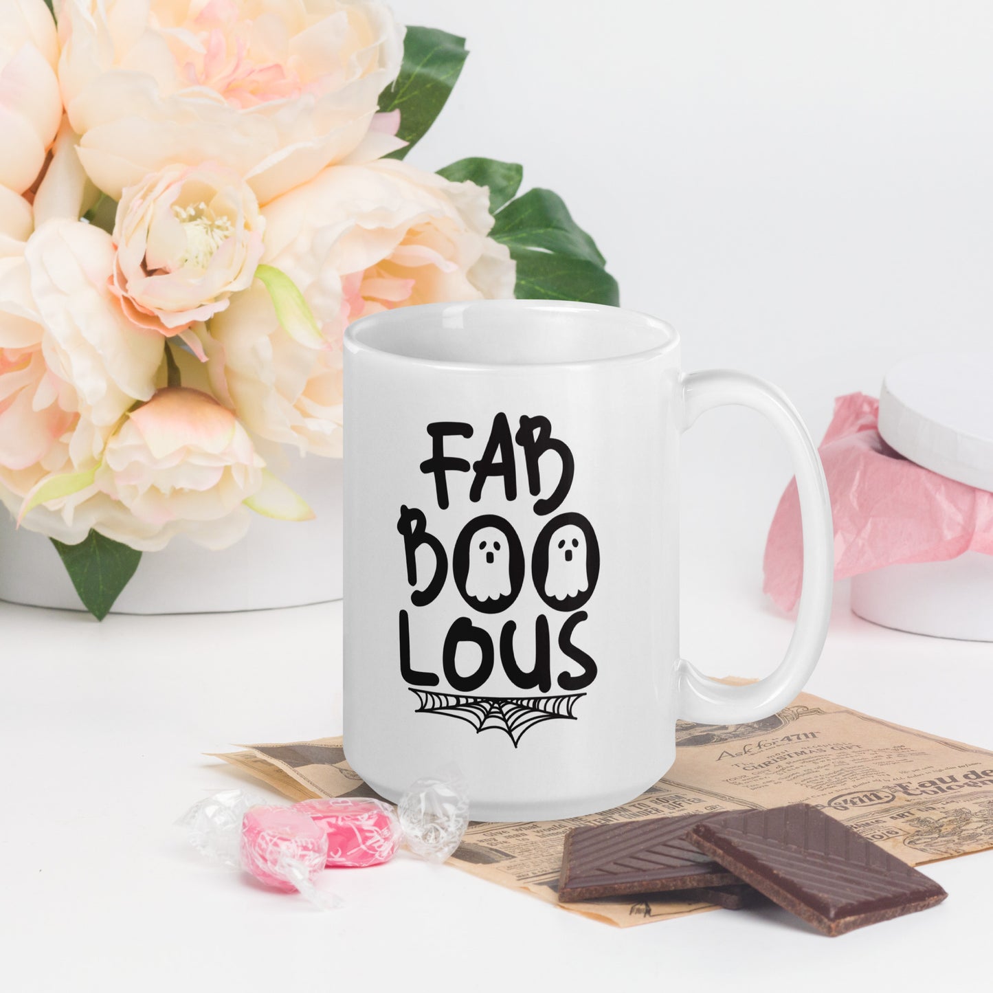 FABOOLOUS - White glossy mug