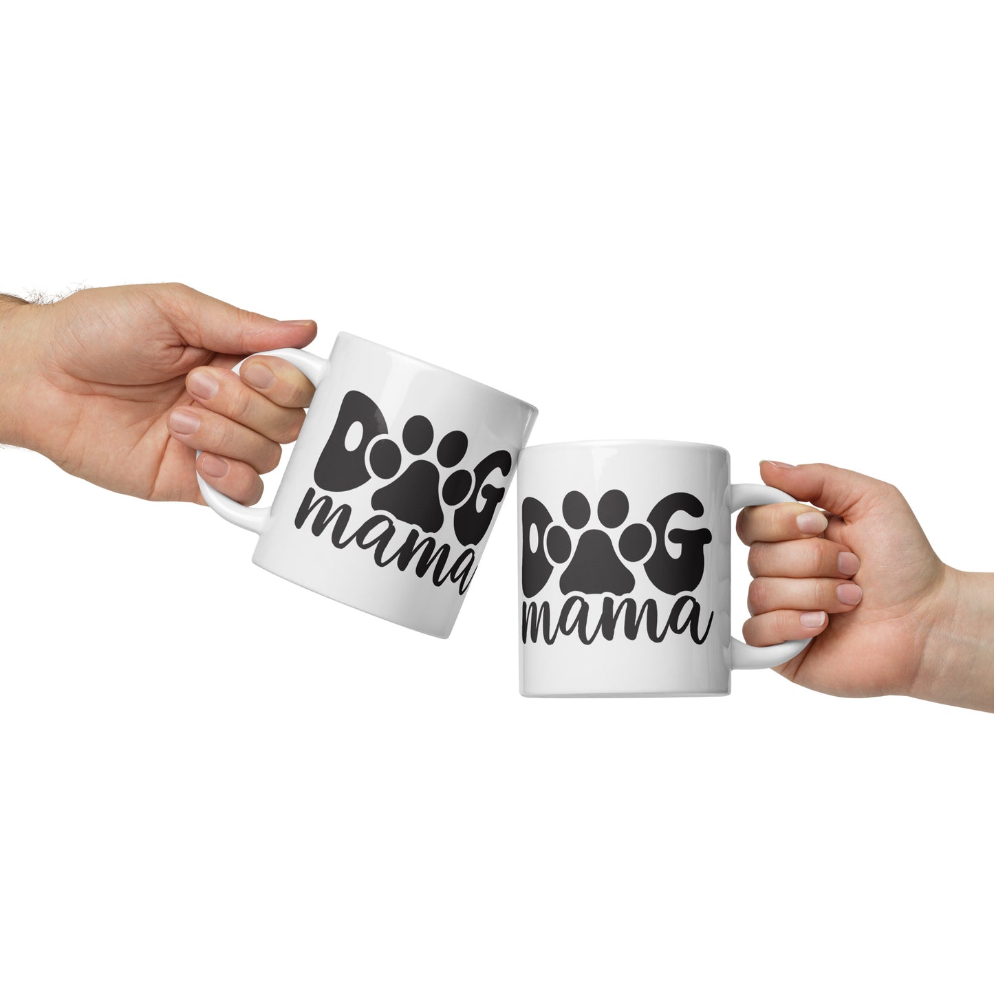 Dog Mama - White glossy mug