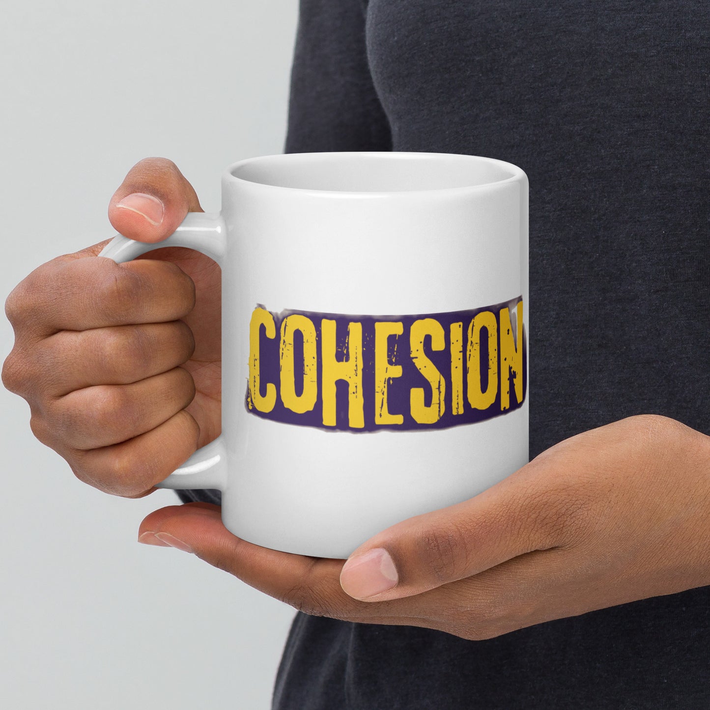 COHESION - White glossy mug