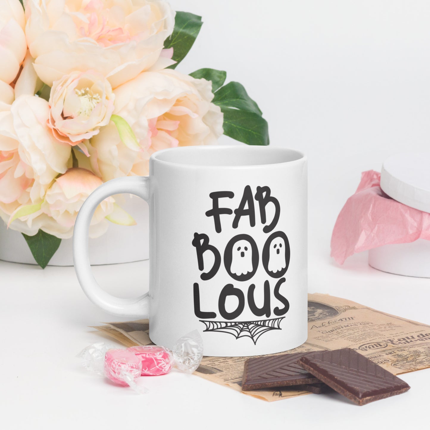 FABOOLOUS - White glossy mug