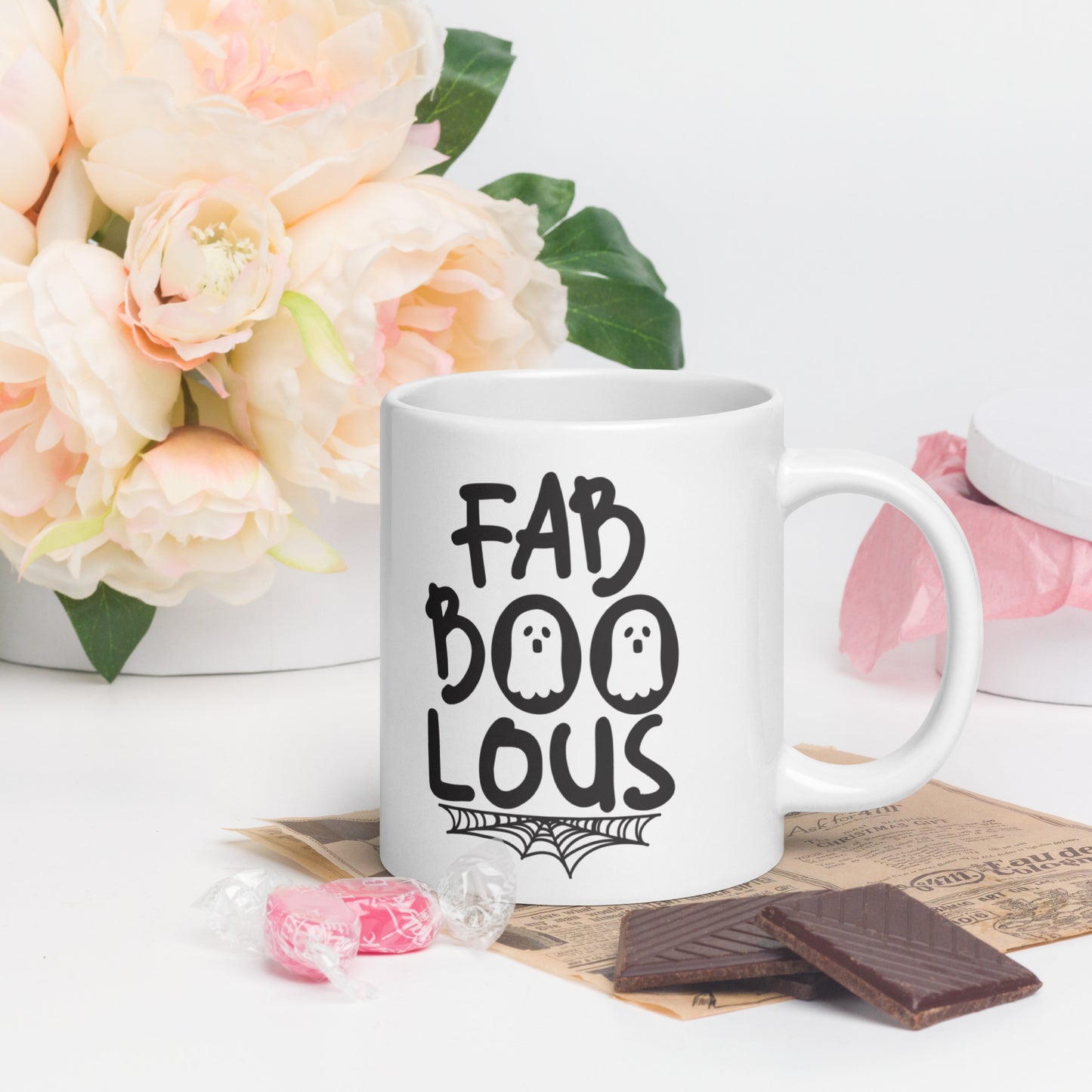 FABOOLOUS - White glossy mug