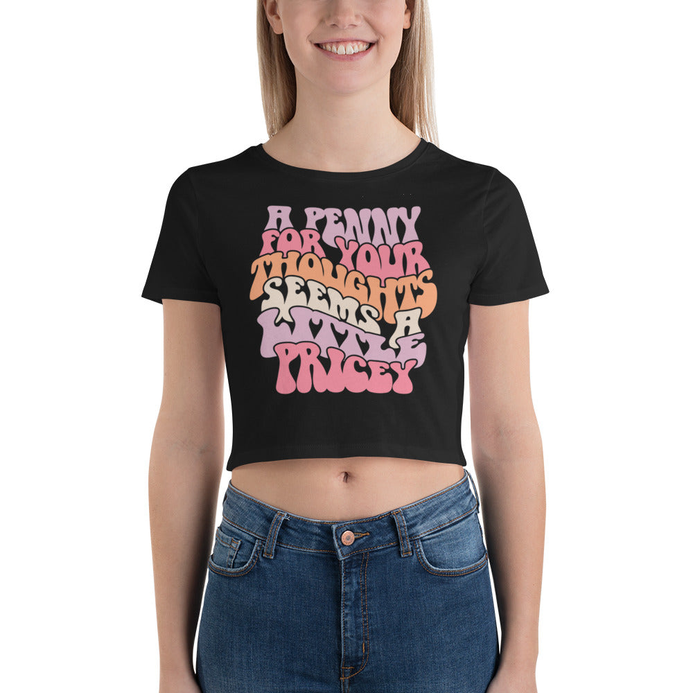 Women's Crop T-Shirt | Graphic Crop T-Shirt | SMP Saless