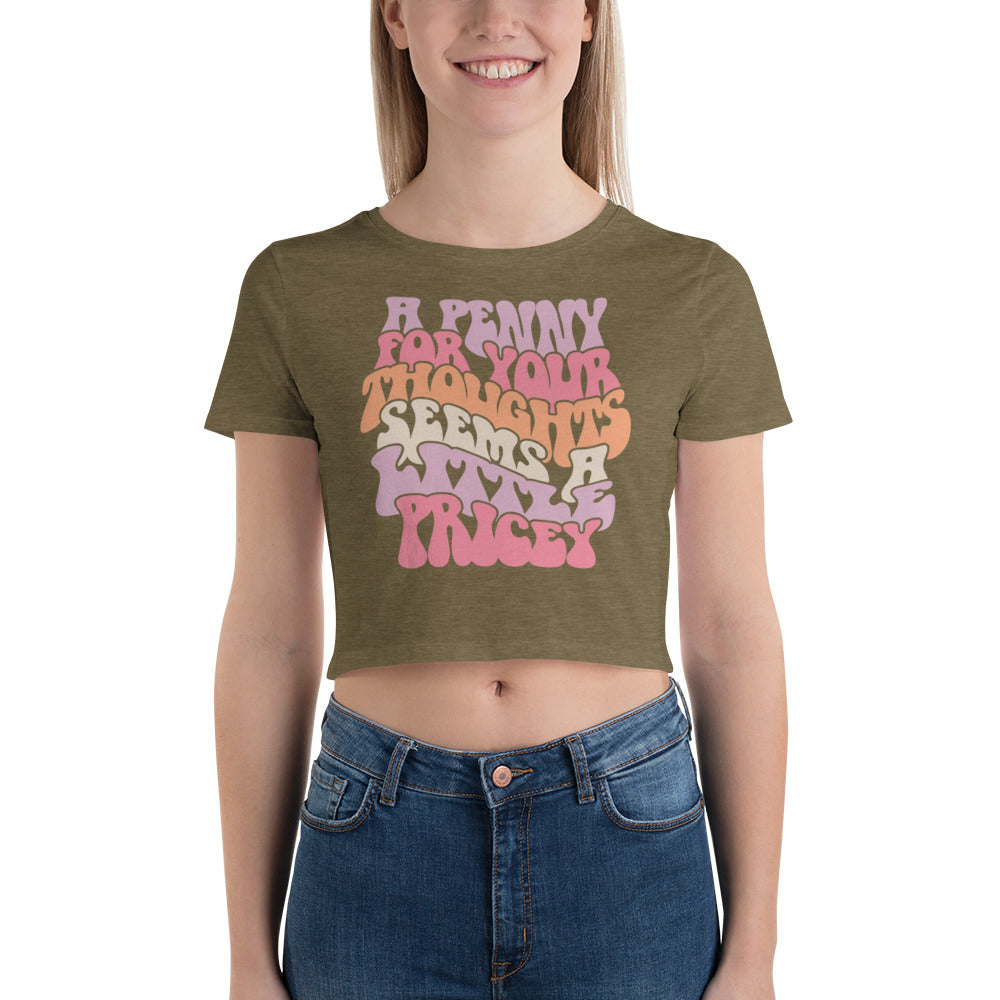 Women's Crop T-Shirt | Graphic Crop T-Shirt | SMP Saless