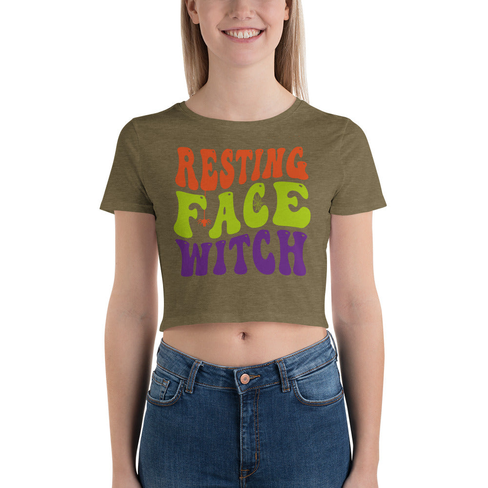 Resting Face Witch - Women’s Crop Tee