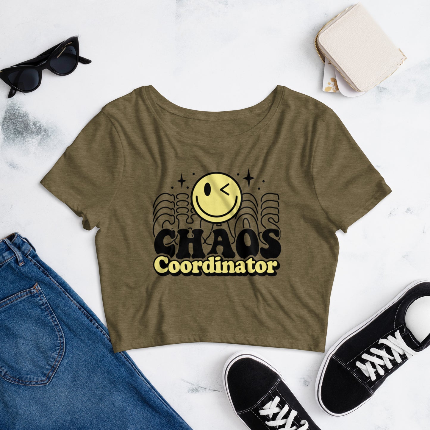 Chaos Coordinator - Women’s Crop Tee