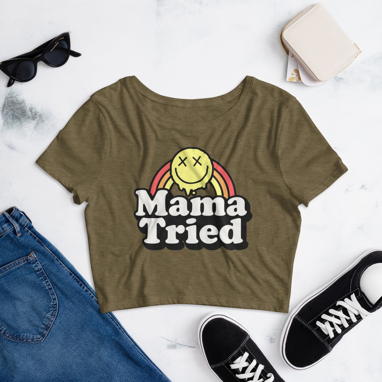 Mama Tried - Women’s Crop Tee