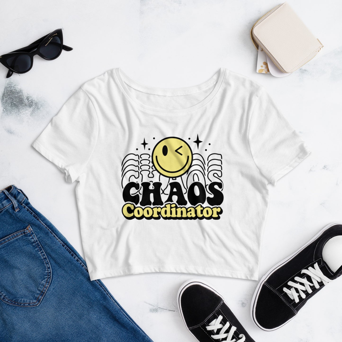 Chaos Coordinator - Women’s Crop Tee