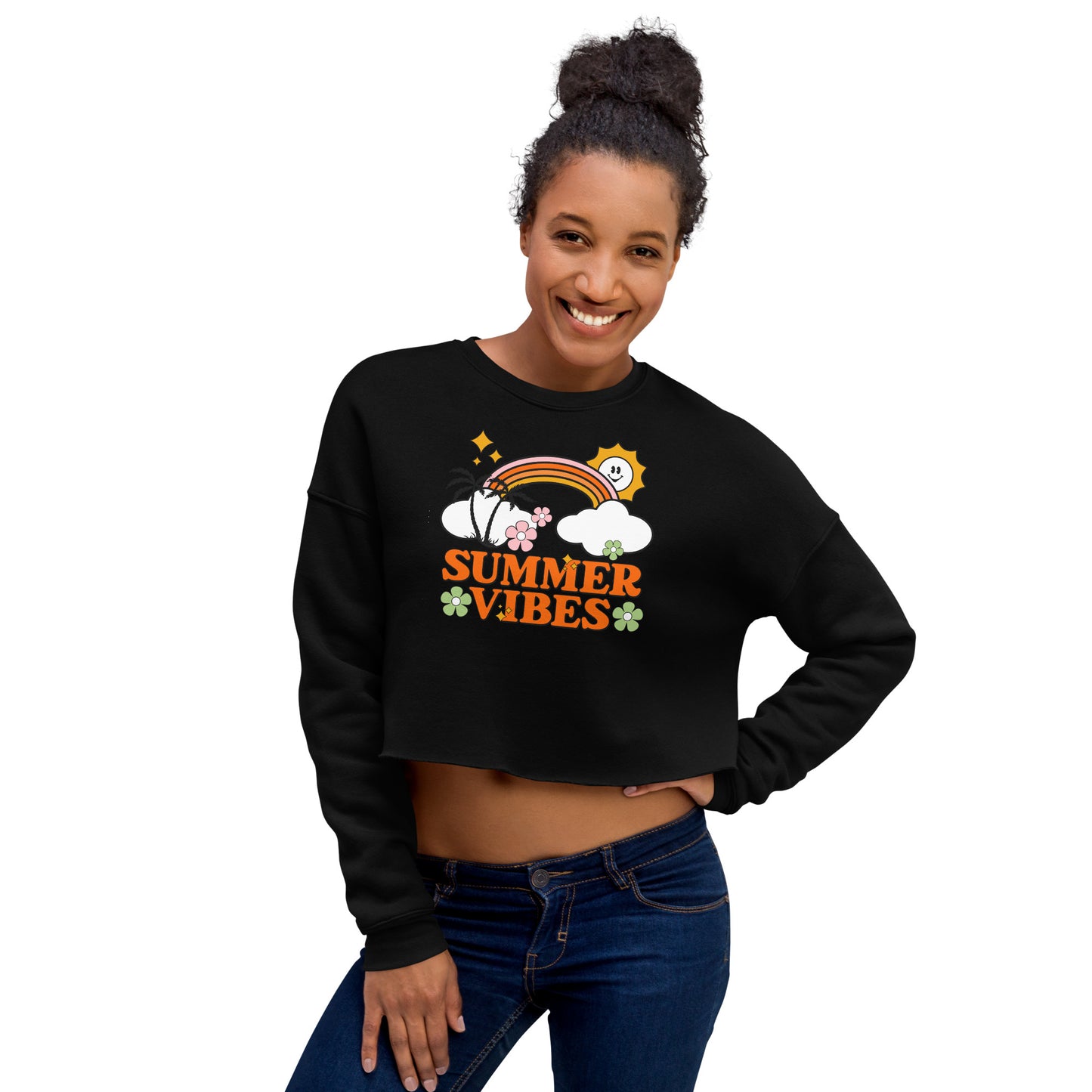 Summer Vibes - Crop Sweatshirt