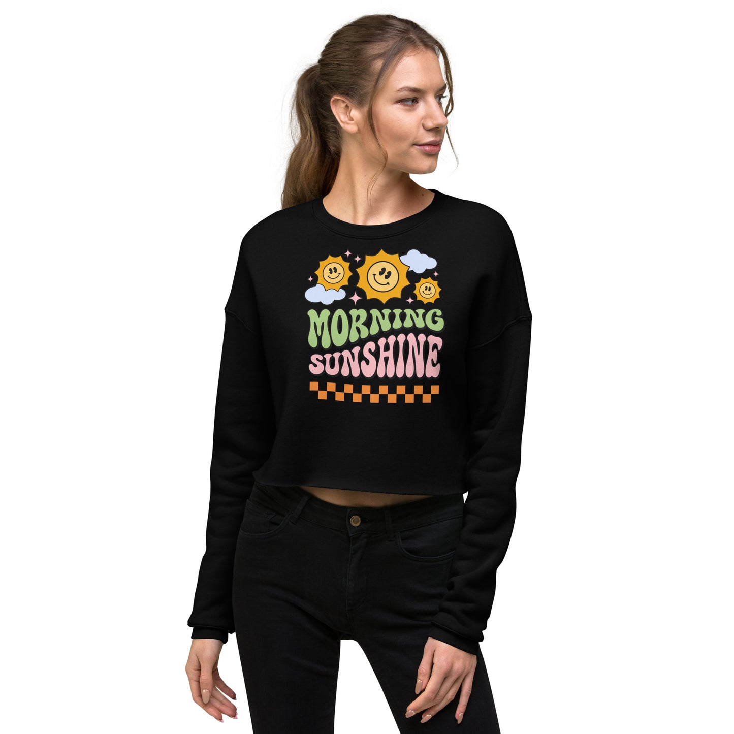 Morning Sunshine - Crop Sweatshirt