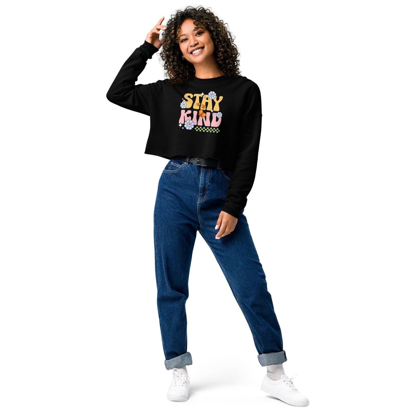 Stay Kind - Crop Sweatshirt