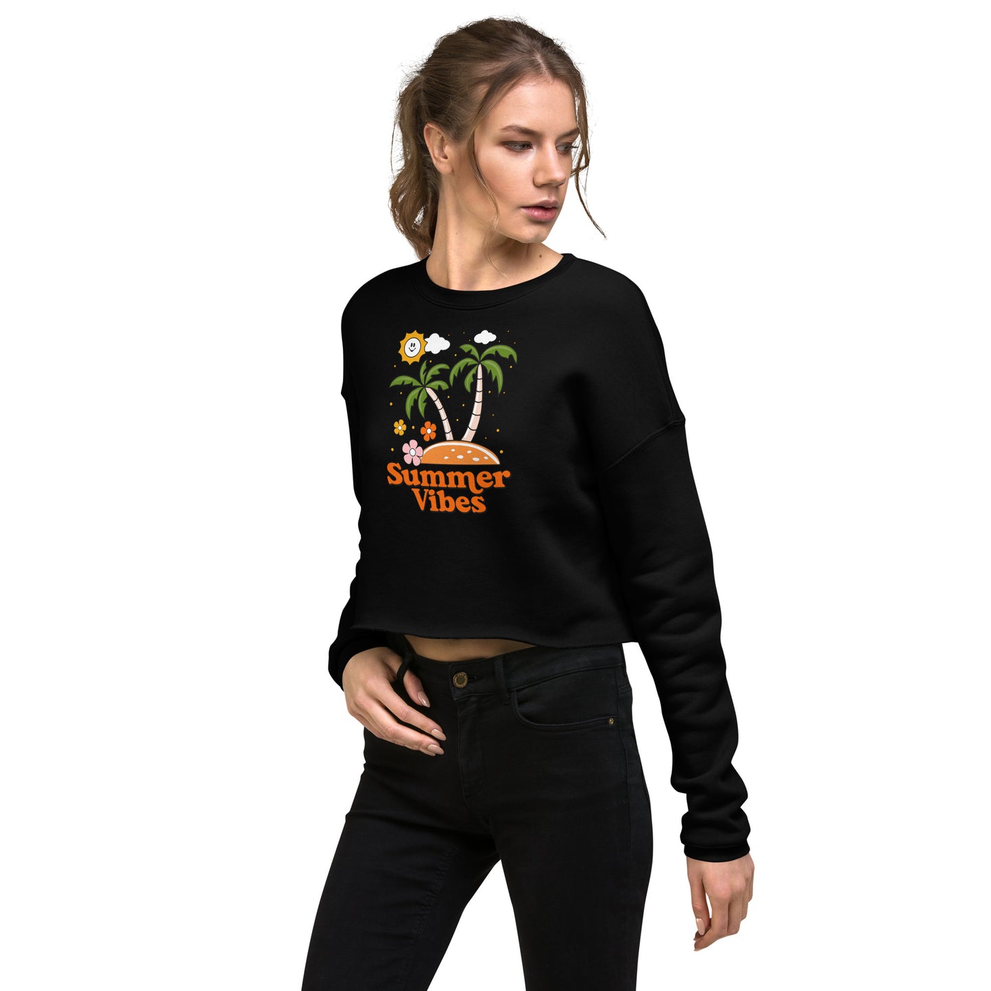 Summer Vibes - Crop Sweatshirt