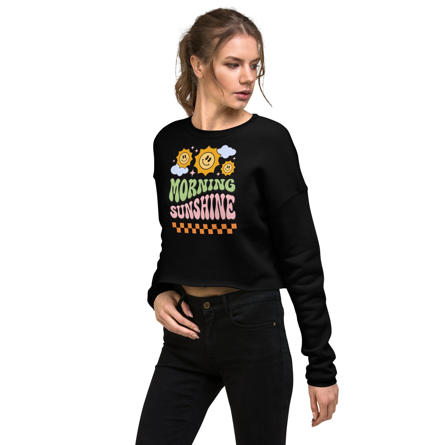 Morning Sunshine - Crop Sweatshirt