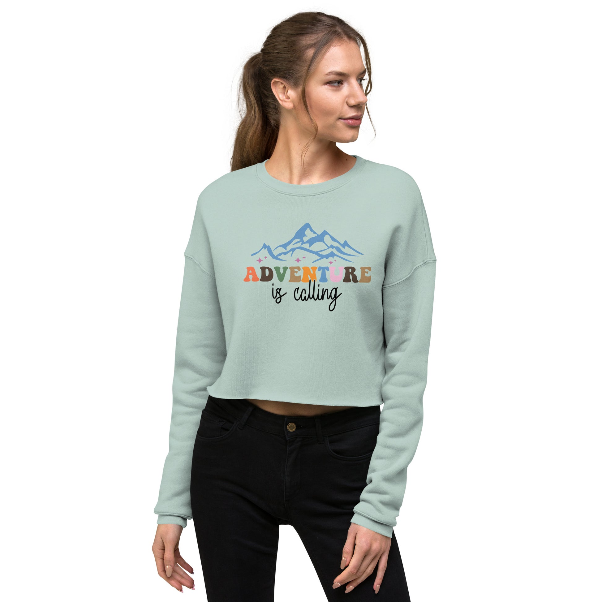 Graphic Crop Sweatshirt | Women's Crop Sweatshirt | SMP Saless