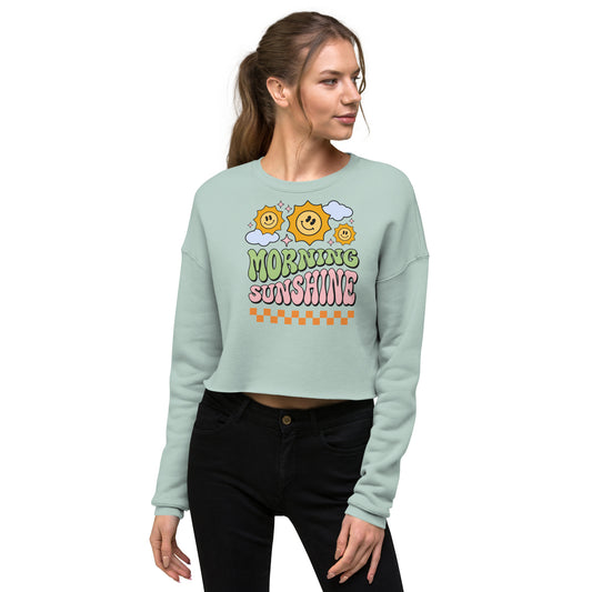 Morning Sunshine - Crop Sweatshirt