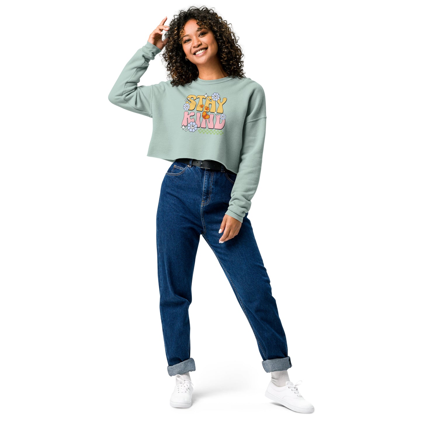 Stay Kind - Crop Sweatshirt