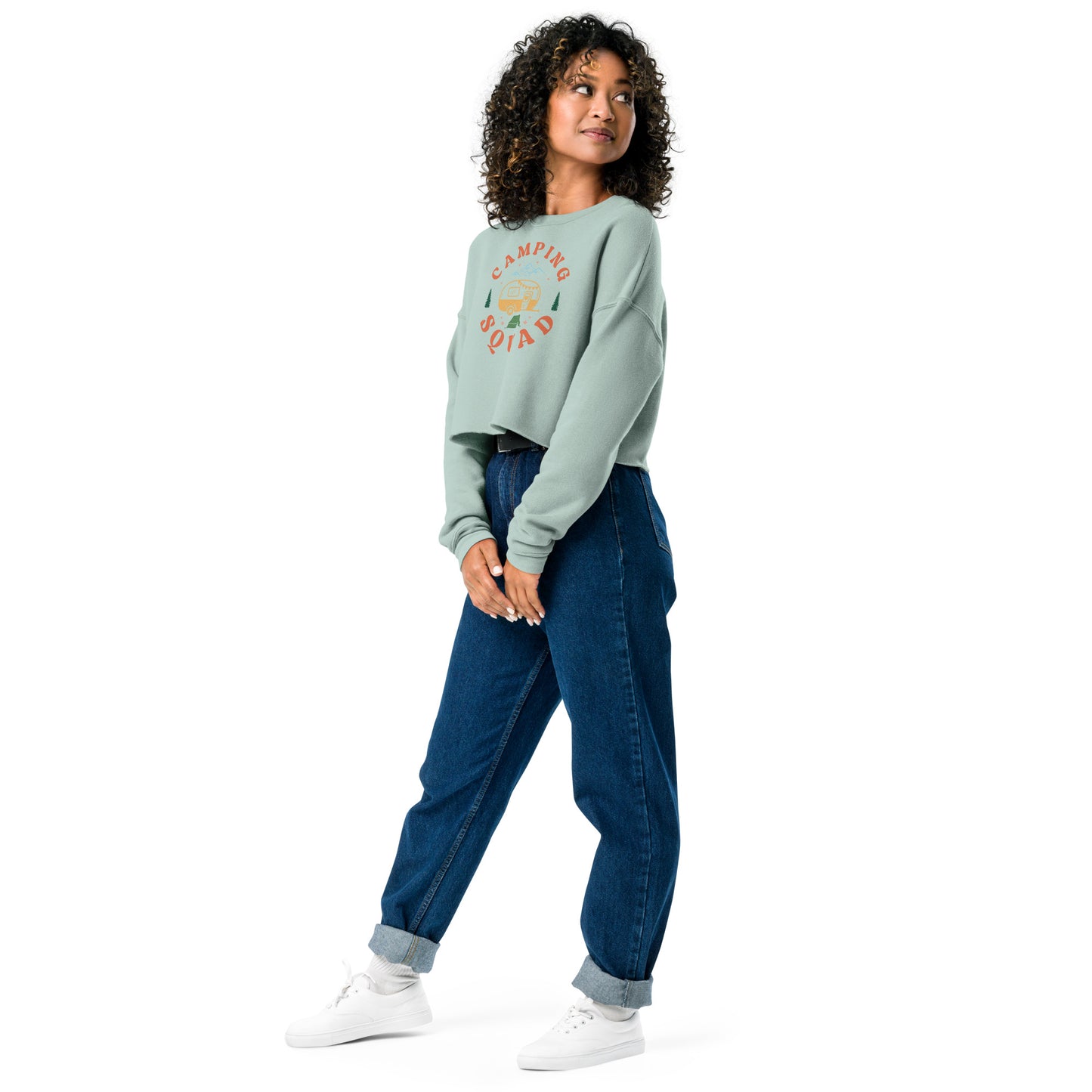 Camping Squad - Crop Sweatshirt