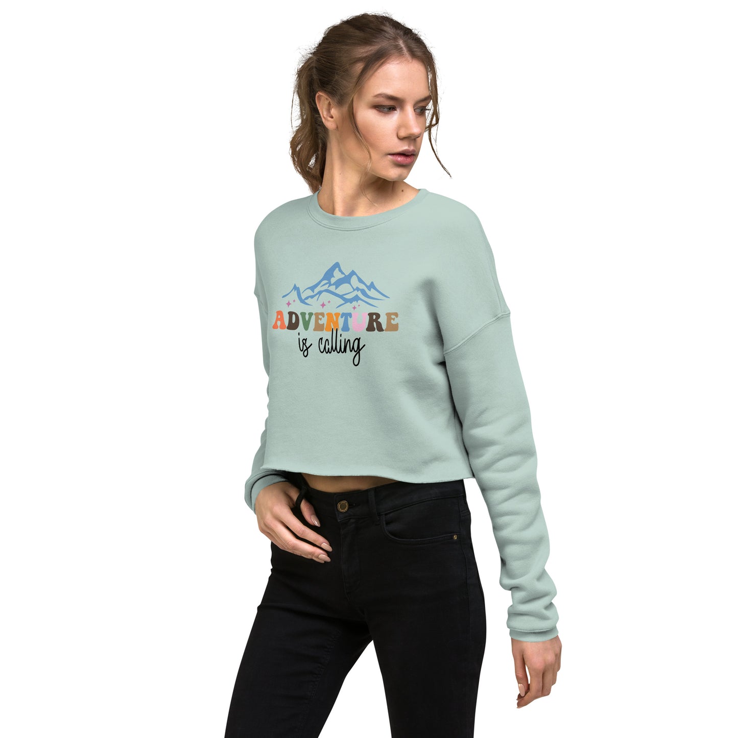 Graphic Crop Sweatshirt | Women's Crop Sweatshirt | SMP Saless