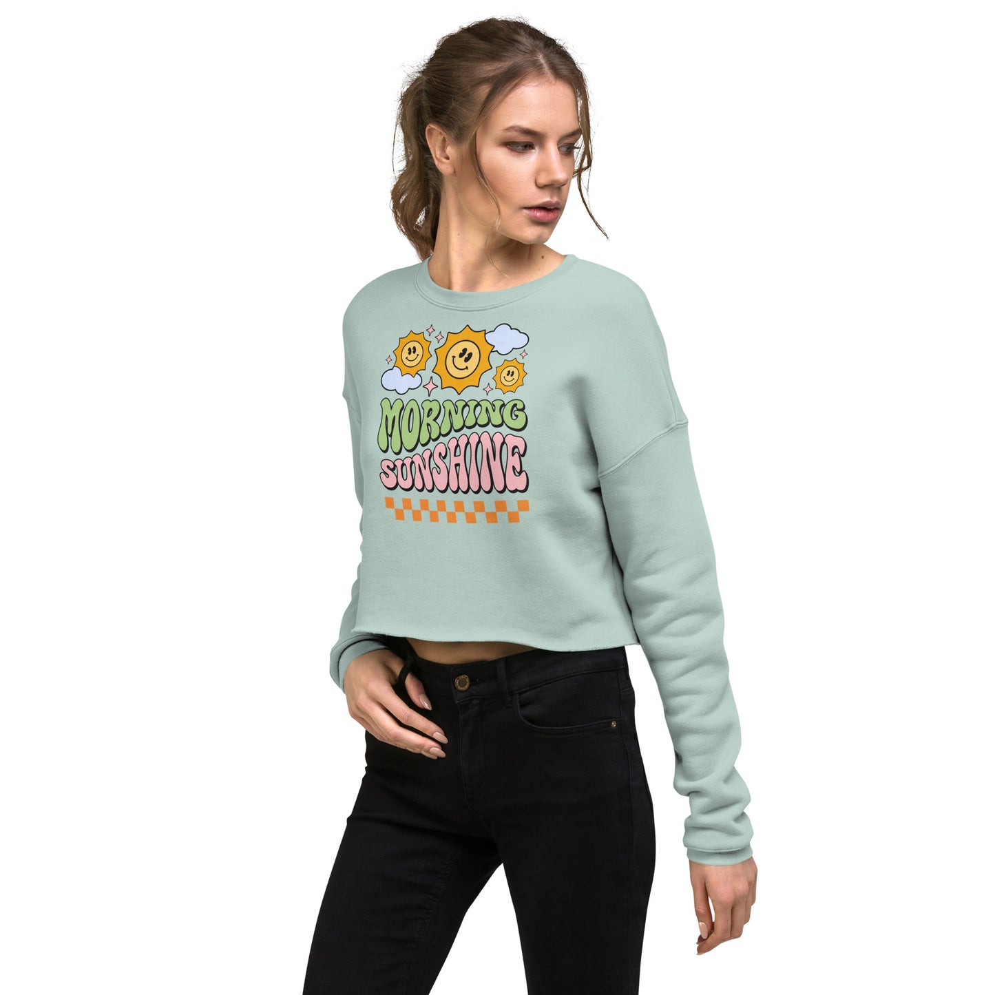 Morning Sunshine - Crop Sweatshirt