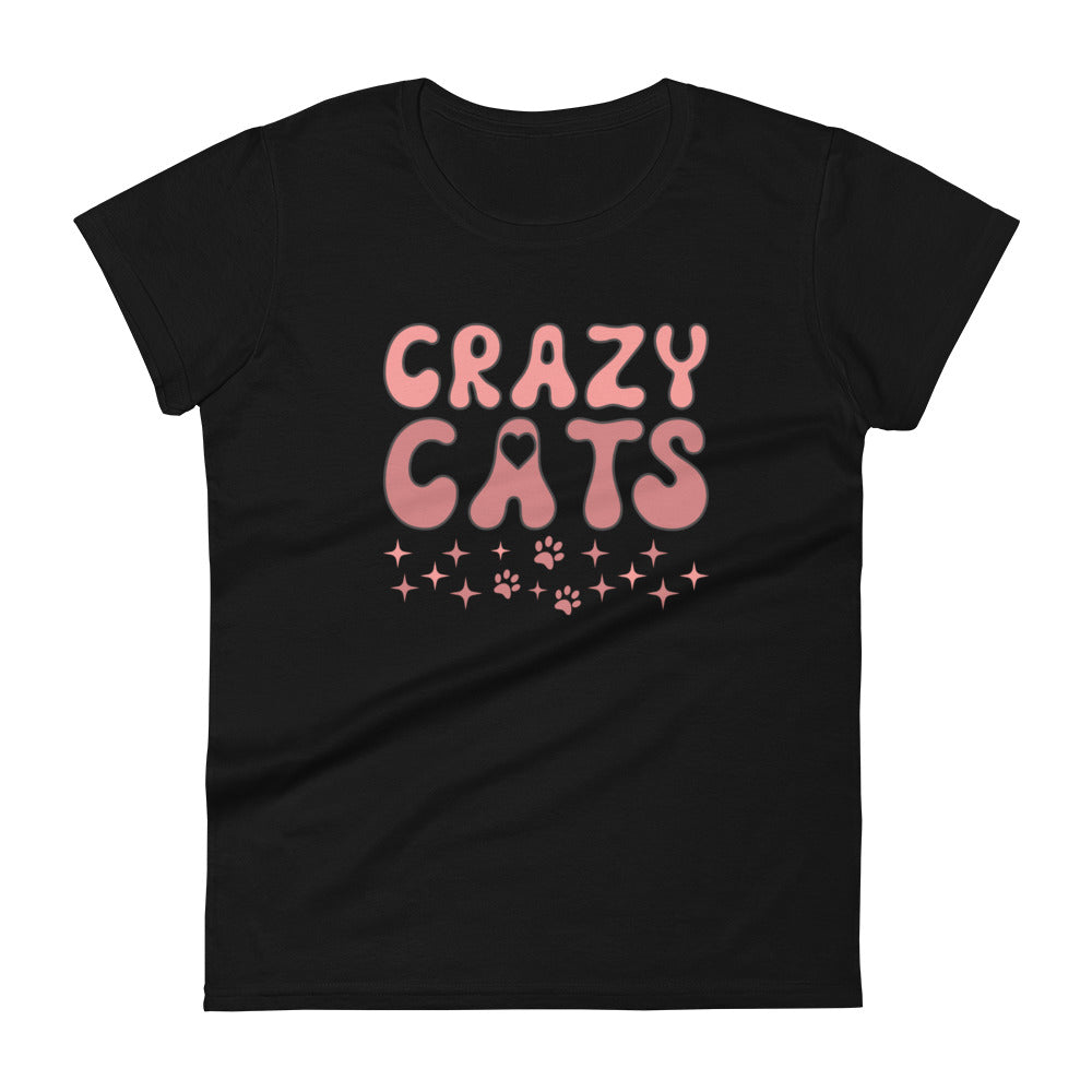 Crazy Cat - Women's short sleeve t-shirt