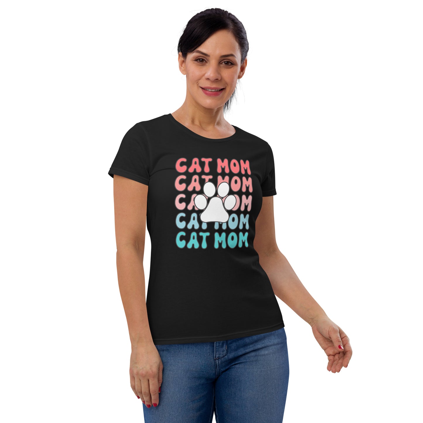 Cat Mom - Women's short sleeve t-shirt