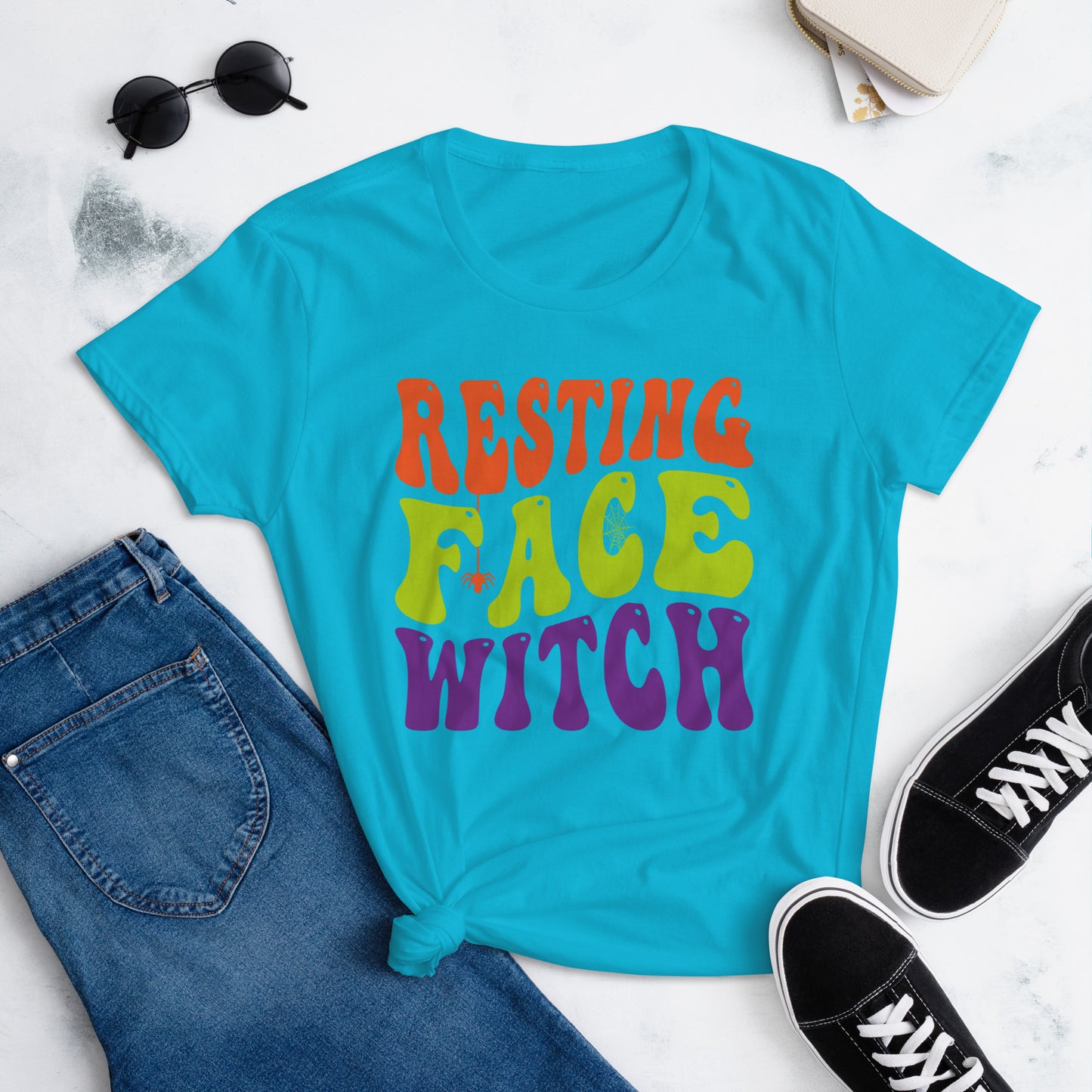 Resting Face Witch - Women's short sleeve t-shirt