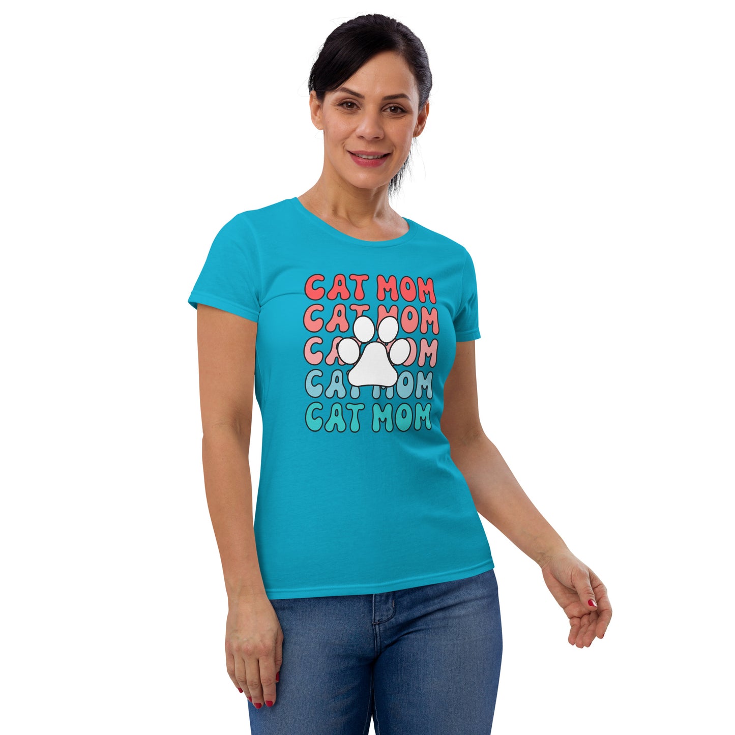 Cat Mom - Women's short sleeve t-shirt