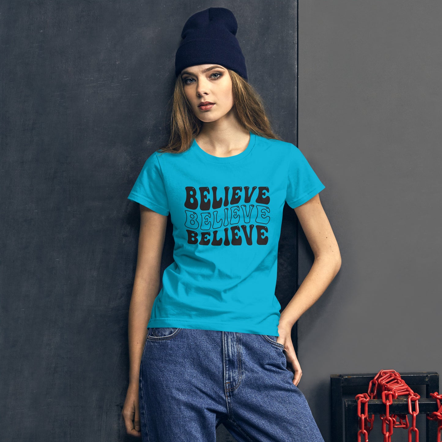 Believe - Women's short sleeve t-shirt