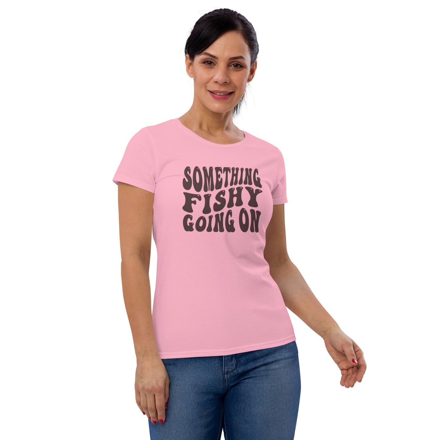 Something Fishy Is Happening - Women's short sleeve t-shirt