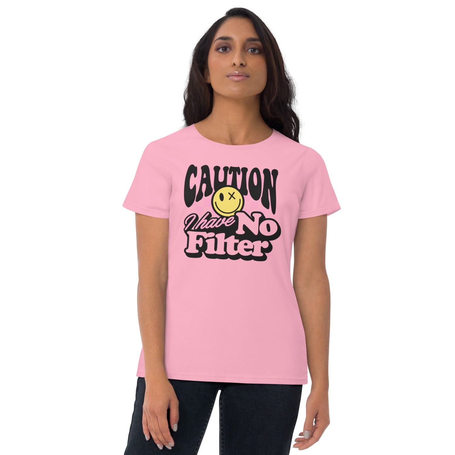 Caution I Have No Filter -  Women's short sleeve t-shirt