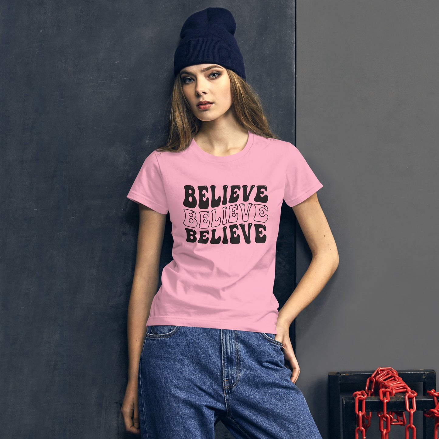 Believe - Women's short sleeve t-shirt