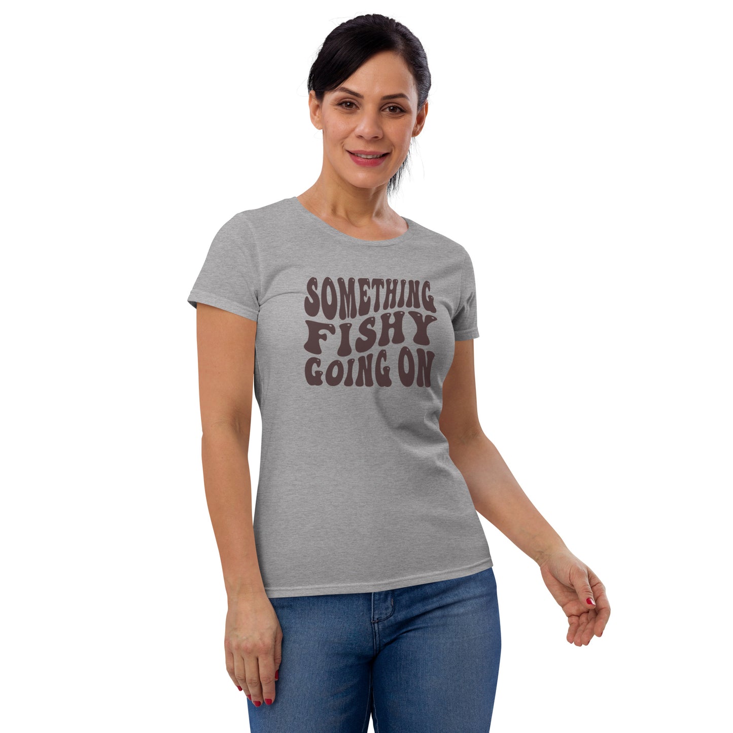 Something Fishy Is Happening - Women's short sleeve t-shirt