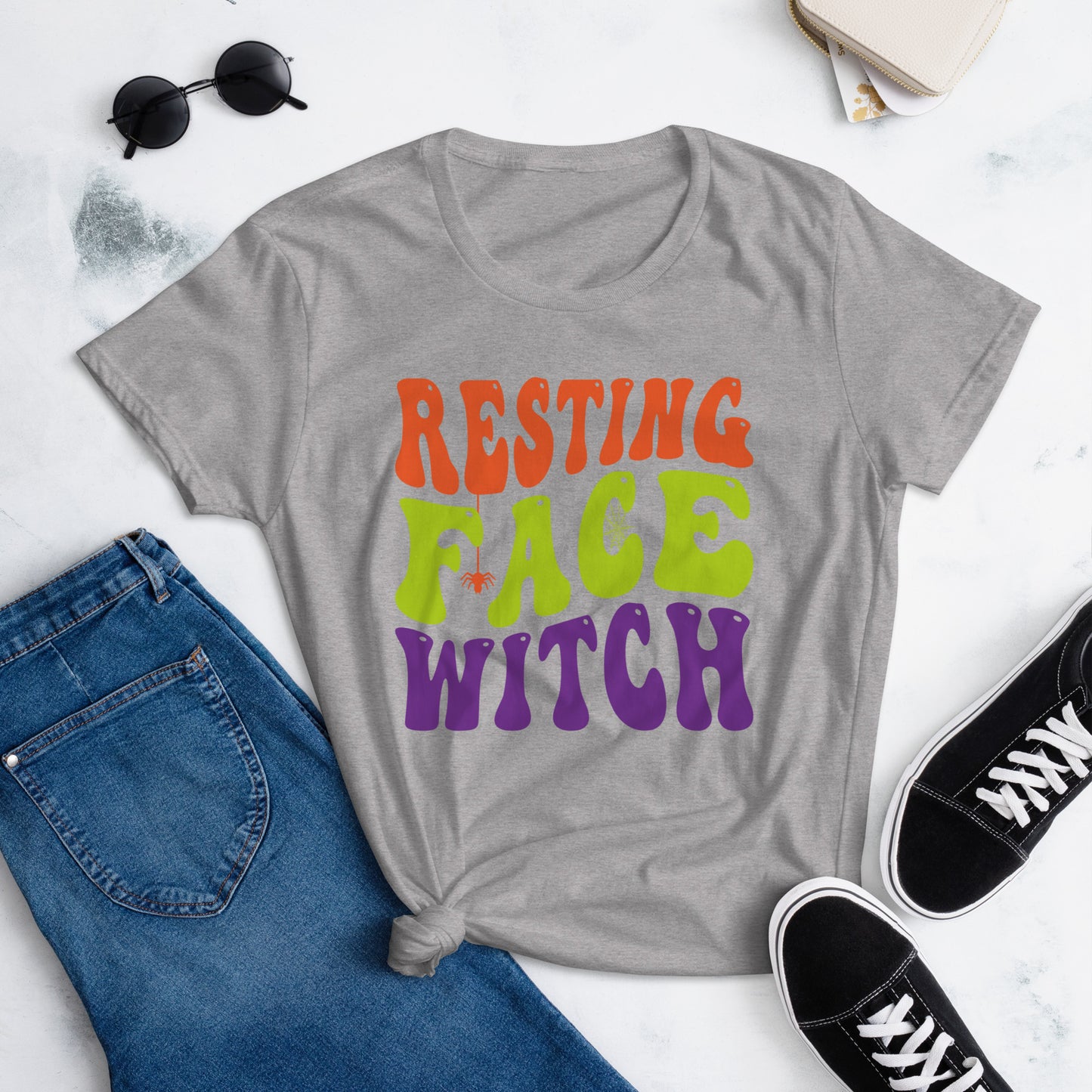 Resting Face Witch - Women's short sleeve t-shirt