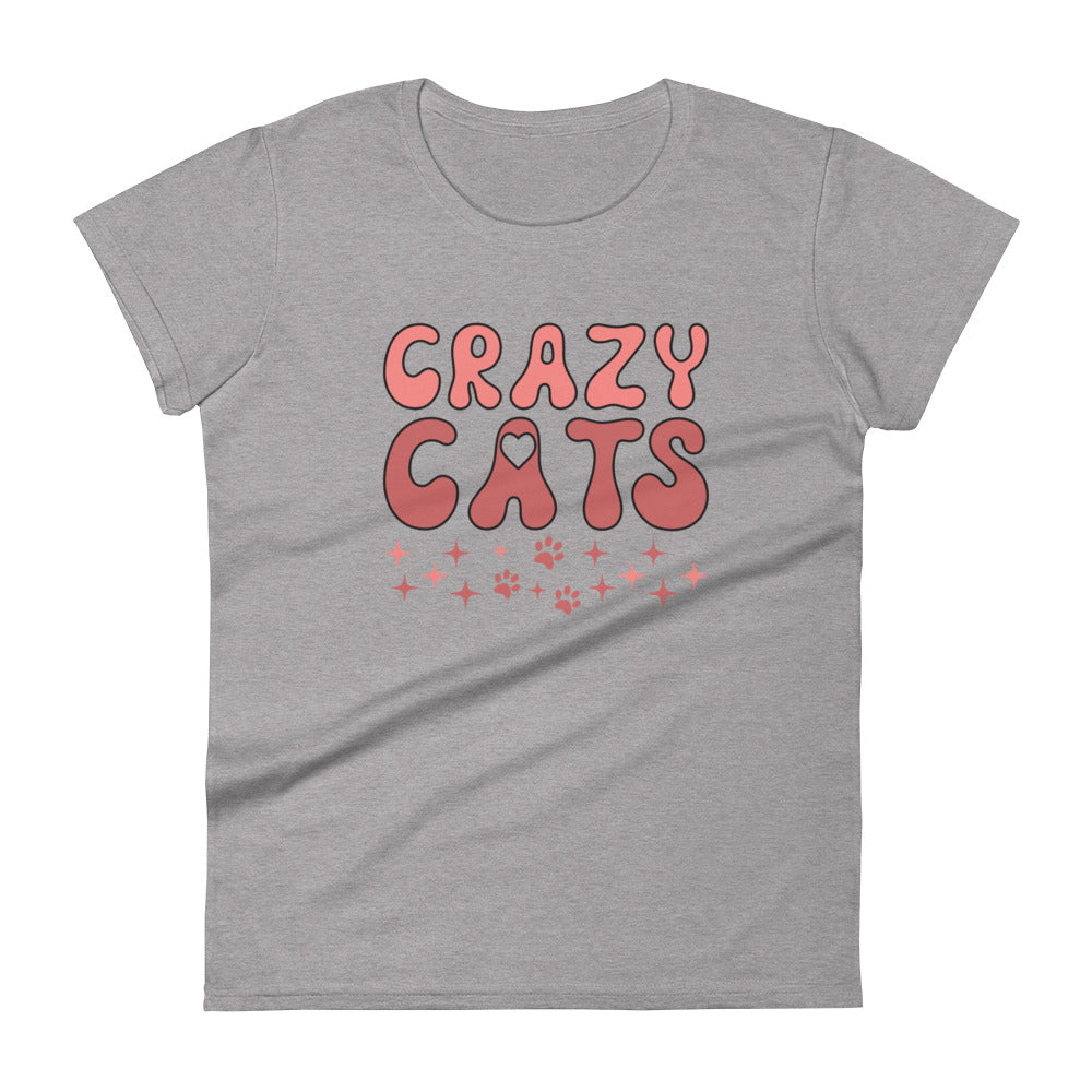 Crazy Cat - Women's short sleeve t-shirt