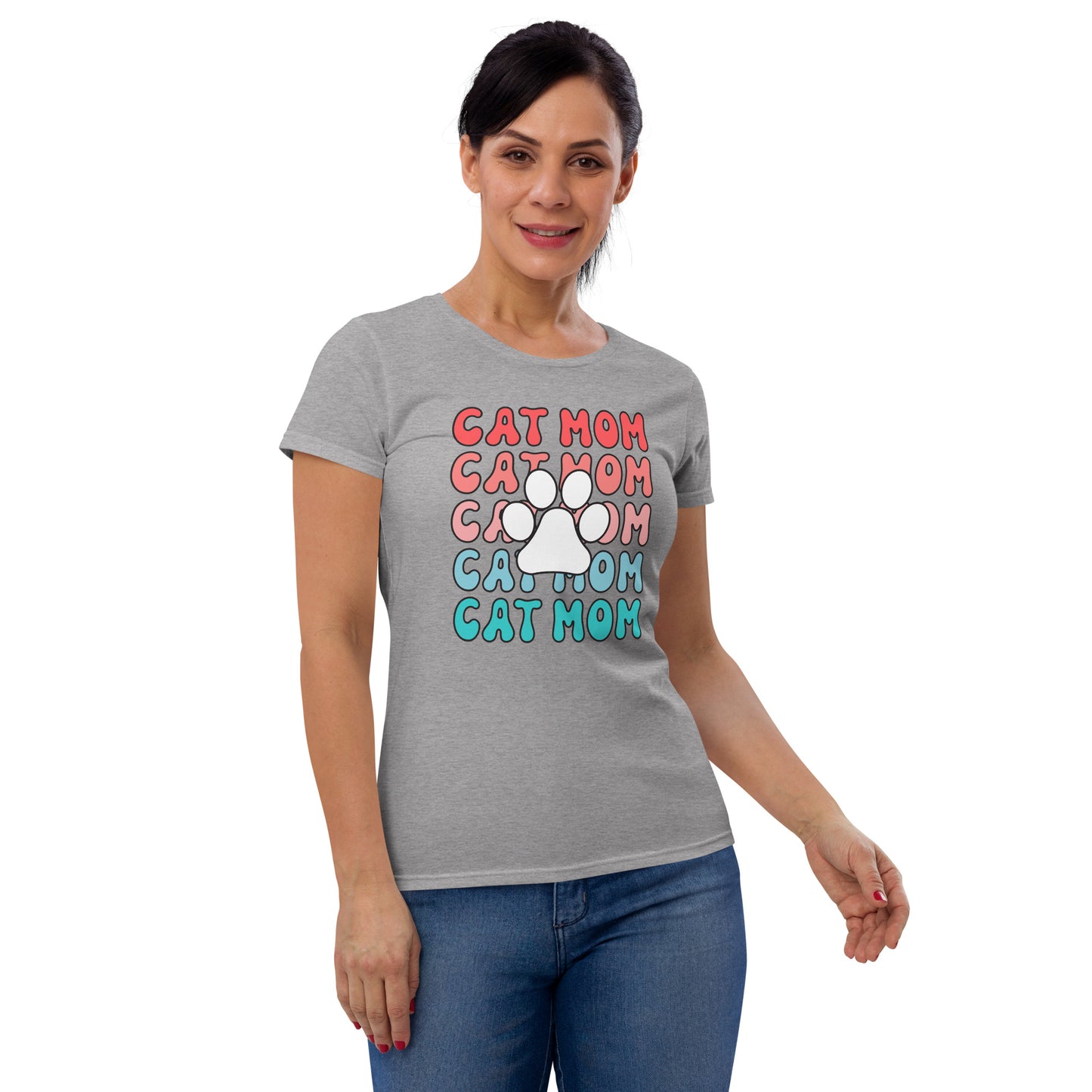 Cat Mom - Women's short sleeve t-shirt