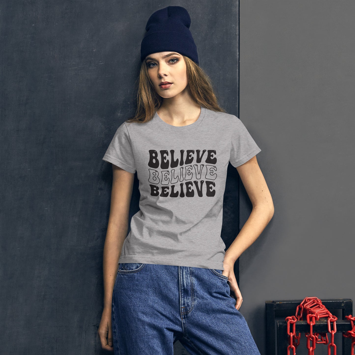 Believe - Women's short sleeve t-shirt