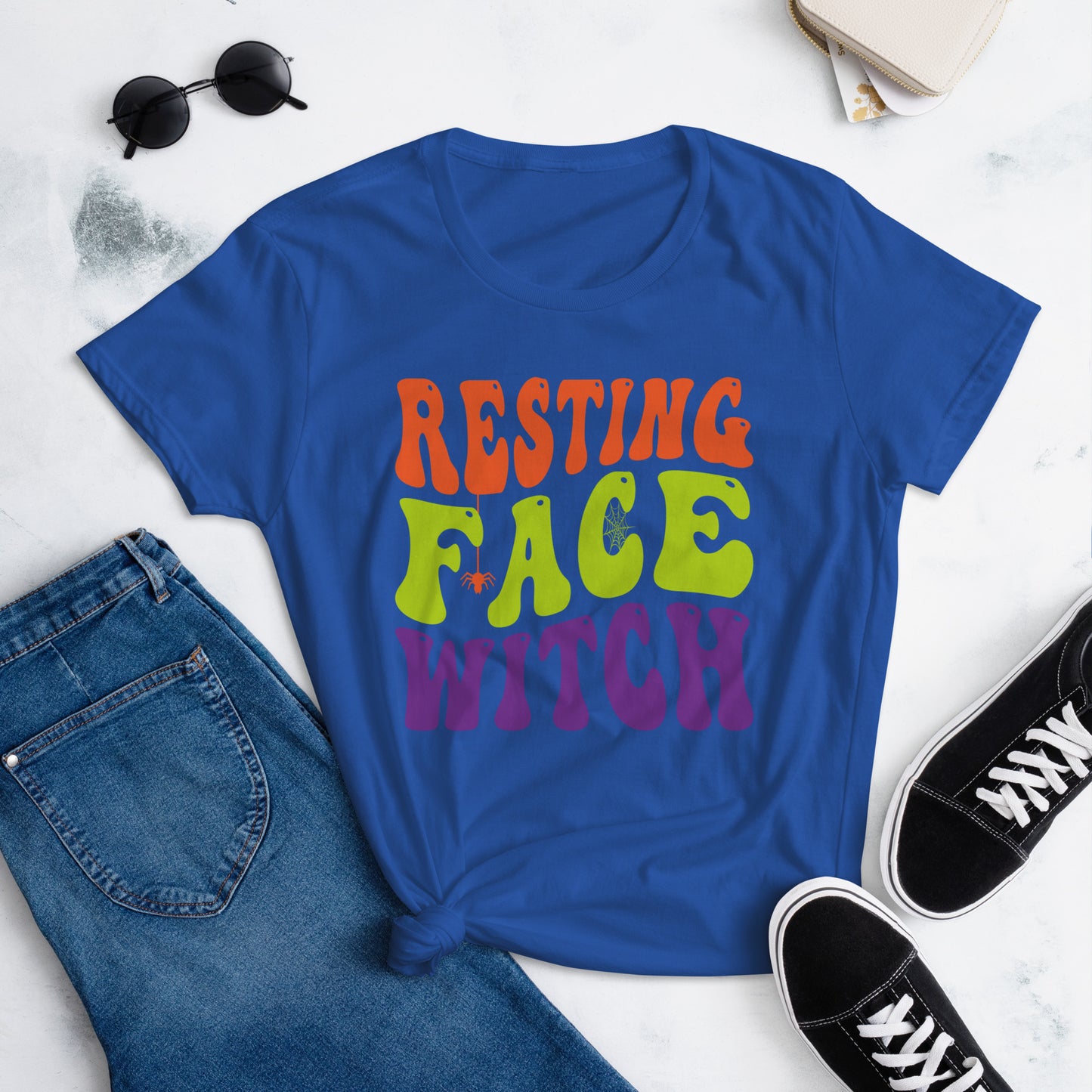 Resting Face Witch - Women's short sleeve t-shirt