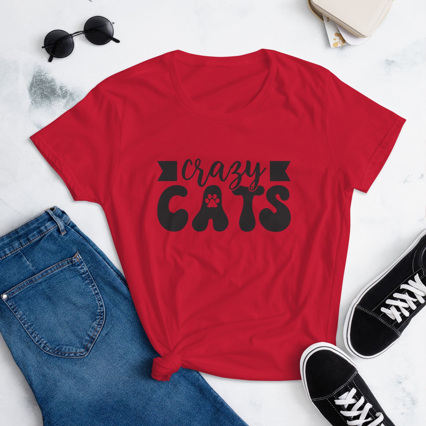 Crazy Cat Lady - Women's short sleeve t-shirt