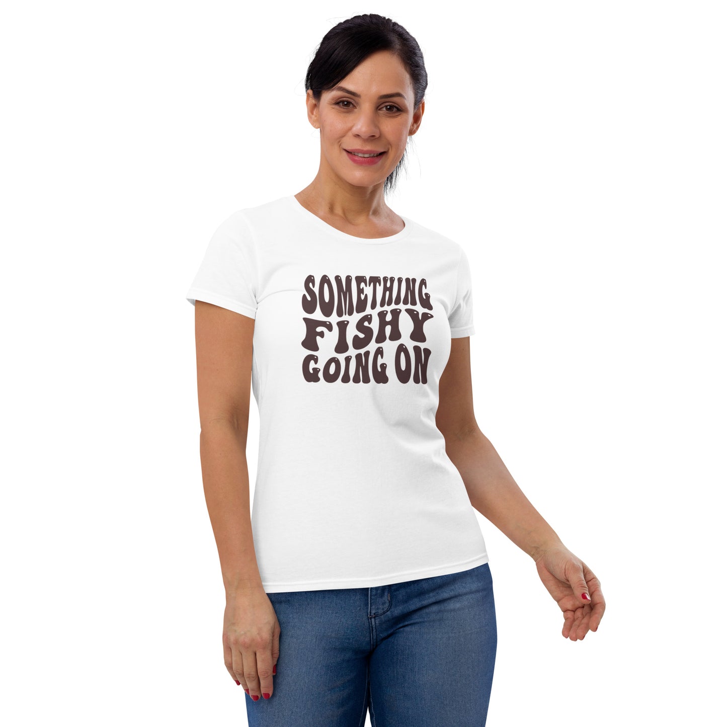 Something Fishy Is Happening - Women's short sleeve t-shirt