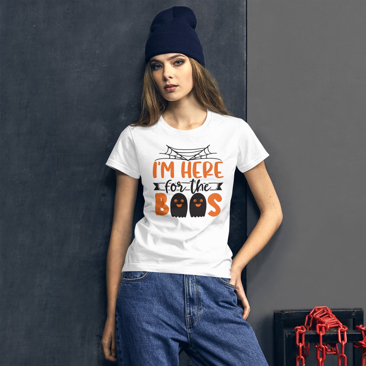 IM Here For The Boos - Women's short sleeve t-shirt