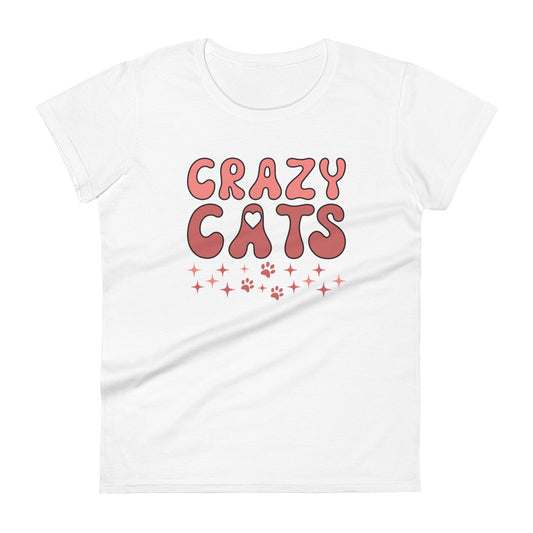 Crazy Cat - Women's short sleeve t-shirt