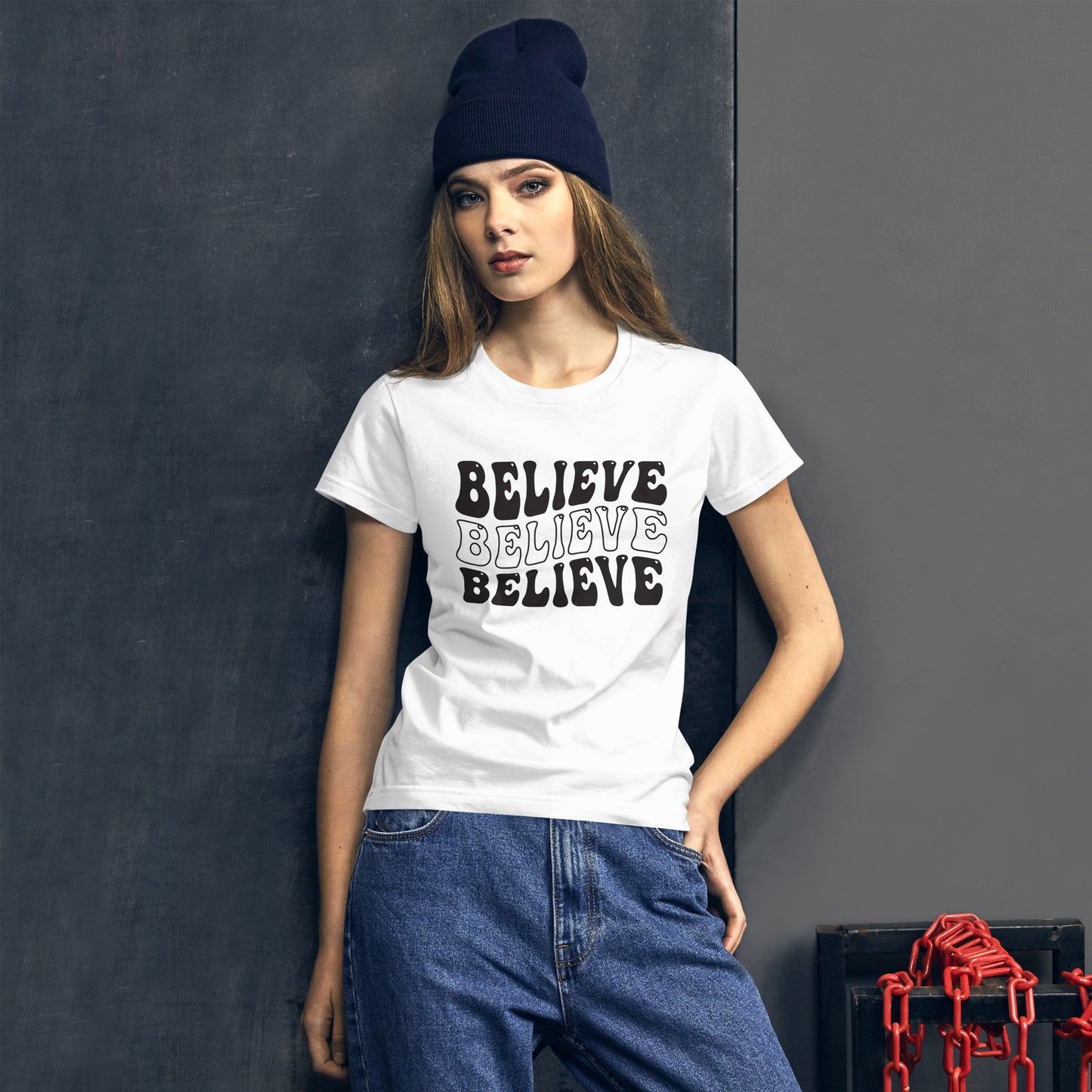 Believe - Women's short sleeve t-shirt