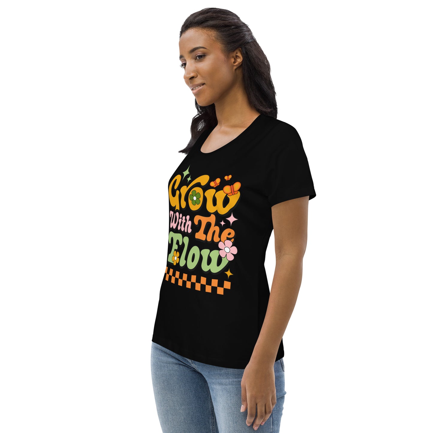 Grow With The Flow - Women's fitted eco tee