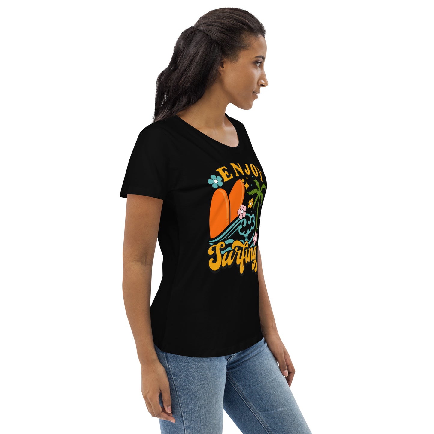 Enjoy Surfing - Women's fitted eco tee