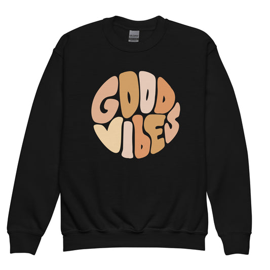 Good Vibes - Youth crewneck sweatshirt